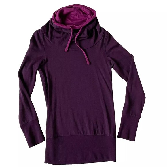 Icebreaker Womens XS Purple Pullover Turtleneck High Neck Sweater Merino Wool - Picture 1 of 6
